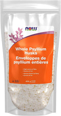 NOW Supplements, Whole Psyllium Husks, Non-GMO Project Verified, Soluble Fibre, 454g