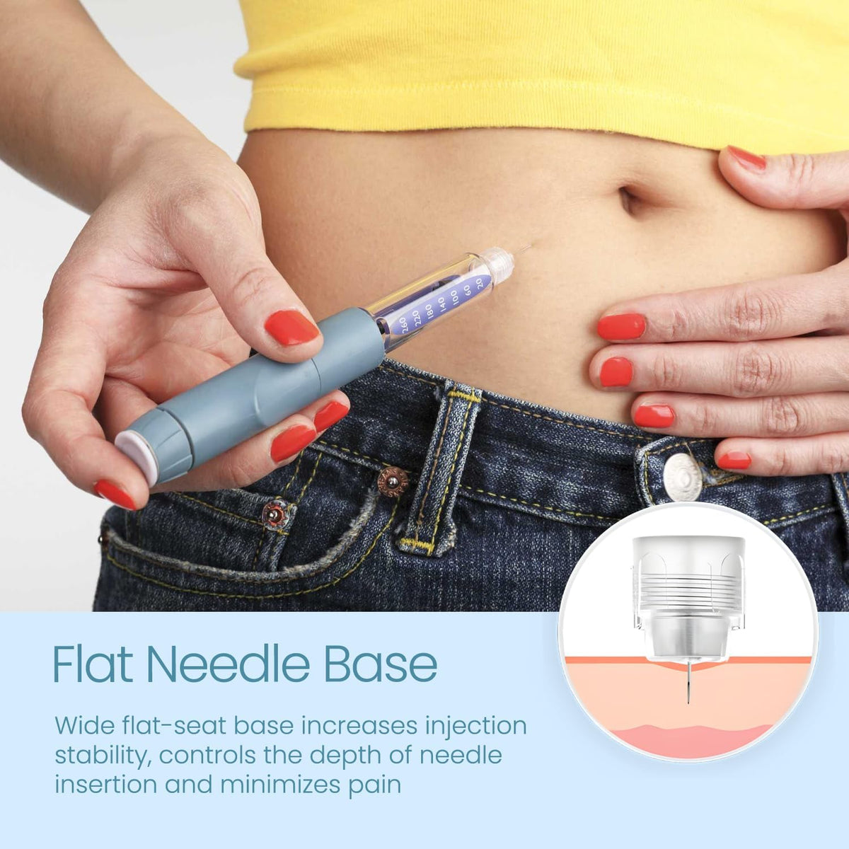 6mm 31G Nanofine Plus Universal Insulin Pen Needles | 100 Pen Needles | Compatible with Ozempic, Insulin Pen, Saxenda | Safe Pen Needles – view 9