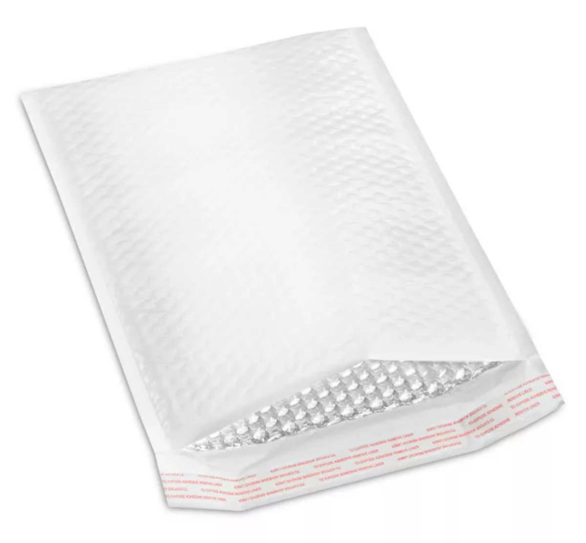 Uline 50 Customizable w/Logo Bubble-Lined Poly Mailers #4 - 9 1⁄2 x 14 1⁄2"