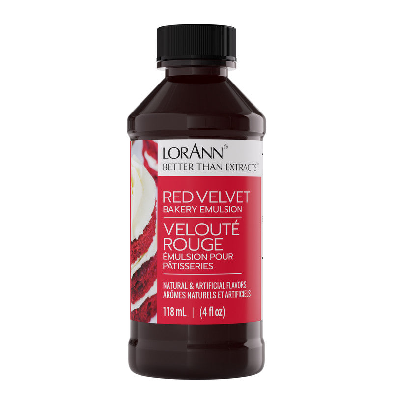 Fun Foods Canada Red Velvet Bakery Emulsion - 4 oz. - 16 oz. - 1 Gallon - 5 Gallons - Bakery Emulsions Canada - Ships Free Within Canada on Orders Above CAD $199