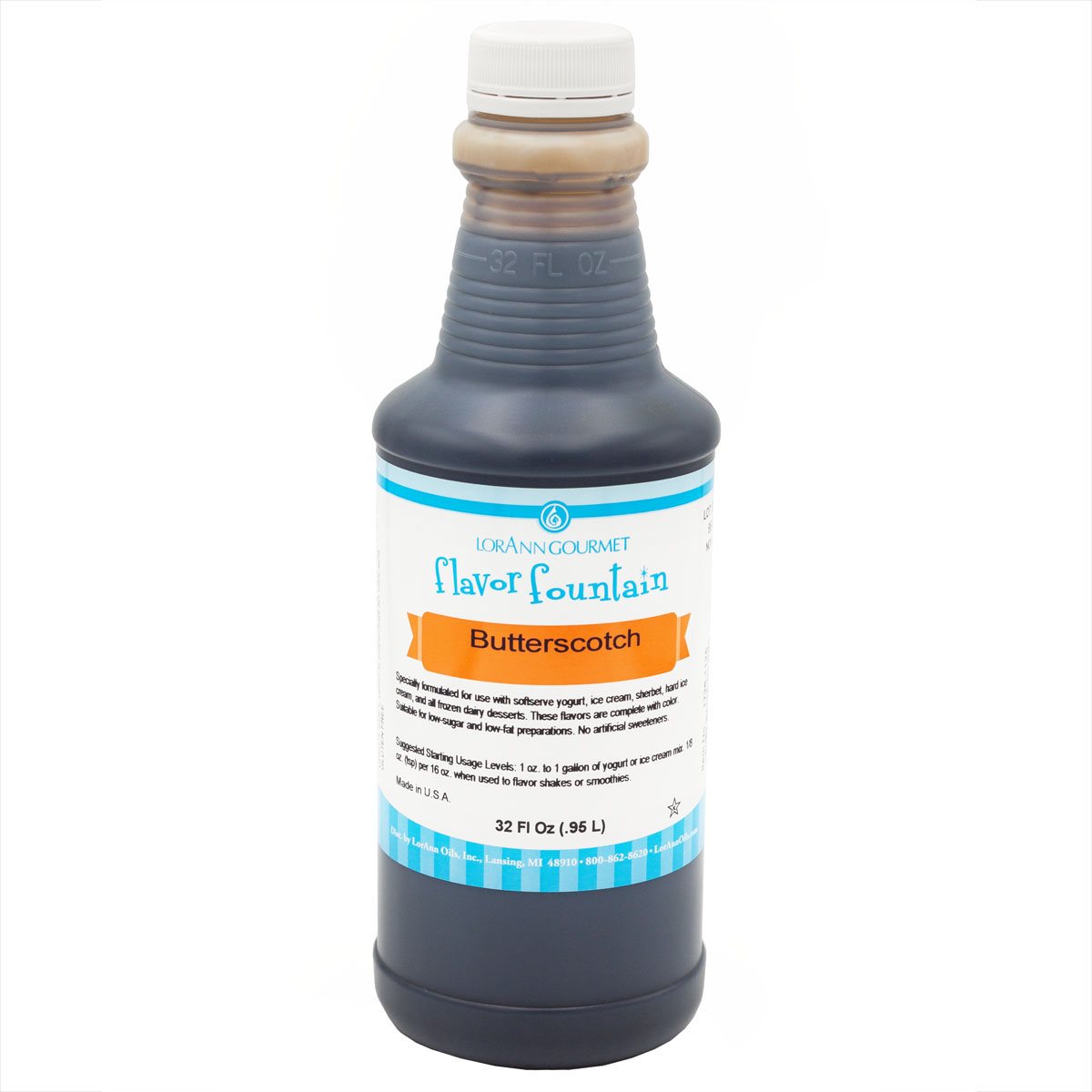 Fun Foods Canada Butterscotch Flavor - 4 oz. - 32 oz. - Ice Cream and Beverage Flavors - LorAnn Oils - Canadian Distribution - Ships Free Within Canada on Orders Above CAD $199 – view 2