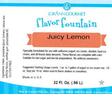 Juicy Lemon Flavor Fountain - 4 oz. - 32 oz. - Ice Cream and Beverage Flavors - LorAnn Oils - Canadian Distribution - Ships Free Within Canada on Orders Above CAD $199