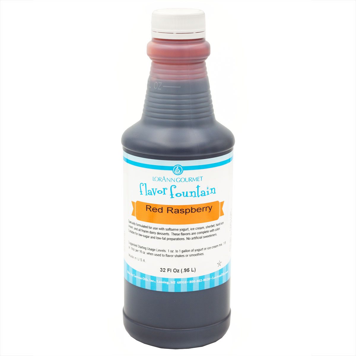 Fun Foods Canada Red Raspberry Flavor - 4 oz. - 32 oz. - Ice Cream and Beverage Flavors - LorAnn Oils - Canadian Distribution - Ships Free Within Canada on Orders Above CAD $199 – view 2