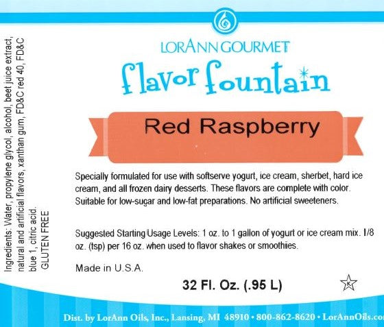 Fun Foods Canada Red Raspberry Flavor - 4 oz. - 32 oz. - Ice Cream and Beverage Flavors - LorAnn Oils - Canadian Distribution - Ships Free Within Canada on Orders Above CAD $199 – view 3