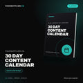 30 Day Content Calendar