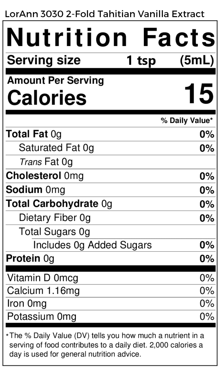 Fun Foods Canada Tahitian Double Strength Vanilla Extract - 4 oz. - 16 oz. - 1 Gallon - 5 Gallons - Ships Free Within Canada on Orders Above CAD $199 – view 6