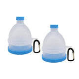 Protein Supplement Funnel Powder Tablet Container Storage Subdivision 2 Pack