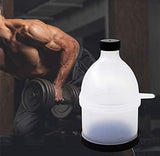 Protein Supplement Funnel Powder Tablet Container Storage Subdivision 2 Pack