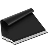 UCGOU Poly Mailers 12x15.5 Inch Black 100 Pack Medium Shipping Bags #5 Strong Thick Mailing Envelopes Self Sealing Adhesive Waterproof and Tear Proof Boutique Packaging Postal for Clothing | Self Seal Adhesive Waterproof Tear Proof Mailers Poly Bags Stron