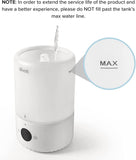 Levoit Humidifiers for Bedroom, Top Fill, Quiet, Knob Control, 360° Nozzle | Cool Mist Air Humidifier for Home, Baby Nursery & Plants, Auto Shut-off for Safety, 25H Lasting, BPA Free