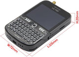 LILYGO T-Deck Plus ESP32-S3 915Mhz LORA-89 SX1262 Ulbox GPS 2.8-inch Display TTGO Development Board Black Keyboard External Antenna Strap ABS Shell
