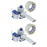 PERFECTAPE Heavy Duty Packing Tape Dispenser for 2" Width Tape, Holds Up To 200M Length Roll, Semi-Automatic Operation, Includes 1 Roll of 1.88" x 50M Tape, Part Number DISP