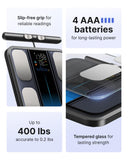 RENPHO Body Fat Scale, Smart Scale for Body Weight, BMI Digital Bathroom Weight Scale, Body Measurements with Smartphone App sync with Bluetooth, 400 lbs - Black, Elis 1 | BMI Digital Bathroom Weight Scale, Body Measurements with Smartphone App sync with