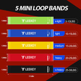 LEEKEY Resistance Bands, Exercise Bands Pull Up Assist Bands - Workout Bands Set - Mobility Band Powerlifting Bands for Men and Women Fitness Training, Physical Therapy,Home Workouts