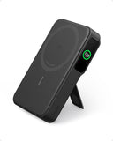 Anker MagGo Power Bank, 10,000mAh Qi2-Certified 15W Max Portable Charger | Fast MagSafe-Compatible Battery Pack, Smart Display, Foldable Stand, for iPhone 16 / 15 / 14 / 13 Only (USB-C Cable Included)