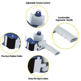 PERFECTAPE Heavy Duty Packing Tape Dispenser for 2" Width Tape, Holds Up To 200M Length Roll, Semi-Automatic Operation, Includes 1 Roll of 1.88" x 50M Tape, Part Number DISP