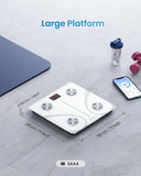 RENPHO Body Fat Scale, Smart Scale for Body Weight, BMI Digital Bathroom Weight Scale, Body Measurements with Smartphone App sync with Bluetooth, 400 lbs - Black, Elis 1 | BMI Digital Bathroom Weight Scale, Body Measurements with Smartphone App sync with