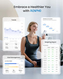 RENPHO Body Fat Scale, Smart Scale for Body Weight, BMI Digital Bathroom Weight Scale, Body Measurements with Smartphone App sync with Bluetooth, 400 lbs - Black, Elis 1 | BMI Digital Bathroom Weight Scale, Body Measurements with Smartphone App sync with