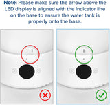 Levoit Humidifiers for Bedroom, Top Fill, Quiet, Knob Control, 360° Nozzle | Cool Mist Air Humidifier for Home, Baby Nursery & Plants, Auto Shut-off for Safety, 25H Lasting, BPA Free