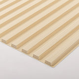 Art3d Slat Wall Panel, 3D Fluted Textured Panel 12-Tile 19.7 x 19.7in. - Black