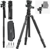 SmallRig FreeBlazer 73" Video Tripod for Vertical/Horizontal Shooting, Monopod Conversion, Rotatable QR Plate, for Camcorder, Mirrorless, DSLR, with Carry Bag, Load up to 11 lbs/5 kg - 4307