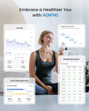 RENPHO Body Fat Scale, Smart Scale for Body Weight, BMI Digital Bathroom Weight Scale, Body Measurements with Smartphone App sync with Bluetooth, 400 lbs - Black, Elis 1 | BMI Digital Bathroom Weight Scale, Body Measurements with Smartphone App sync with