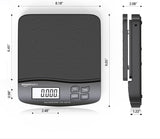 Amazon Basics Digital Postal Table Top Scale with AC Adapter, Counting Function - 65 Pound Capacity, 0.1 Ounce Readability