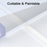 Delamu Cord Hider, Cord Cover Wall, Premium Cord Covers for Wires on Wall, Cable Concealer Hider Kit for Hiding Wires in Home and Office Cable Managemen, (White, 236in L x 0.95in W x 0.55in H)