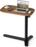 Muvai 30 Inch Large Overbed Table with Wheels Adjustable Height Ideal Bedside Table for Home Medical Use - Rolling Table for Hospital Versatile Bedside, Lap Desk, Laptop Stand,Black