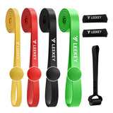 LEEKEY Resistance Bands, Exercise Bands Pull Up Assist Bands - Workout Bands Set - Mobility Band Powerlifting Bands for Men and Women Fitness Training, Physical Therapy,Home Workouts