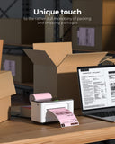 MUNBYN 4x6 Direct Thermal Fanfold Shipping Labels 500 Pics for Address Mailing Postage USPS UPS FedEx Amazon Ebay Shipping Labels, Commercial Grade