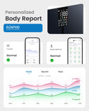 RENPHO Body Fat Scale, Smart Scale for Body Weight, BMI Digital Bathroom Weight Scale, Body Measurements with Smartphone App sync with Bluetooth, 400 lbs - Black, Elis 1 | BMI Digital Bathroom Weight Scale, Body Measurements with Smartphone App sync with