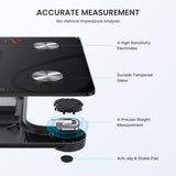 RENPHO Body Fat Scale, Smart Scale for Body Weight, BMI Digital Bathroom Weight Scale, Body Measurements with Smartphone App sync with Bluetooth, 400 lbs - Black, Elis 1 | BMI Digital Bathroom Weight Scale, Body Measurements with Smartphone App sync with