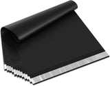 UCGOU Poly Mailers 12x15.5 Inch Black 100 Pack Medium Shipping Bags #5 Strong Thick Mailing Envelopes Self Sealing Adhesive Waterproof and Tear Proof Boutique Packaging Postal for Clothing | Self Seal Adhesive Waterproof Tear Proof Mailers Poly Bags Stron