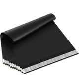 UCGOU Poly Mailers 12x15.5 Inch Black 100 Pack Medium Shipping Bags #5 Strong Thick Mailing Envelopes Self Sealing Adhesive Waterproof and Tear Proof Boutique Packaging Postal for Clothing | Self Seal Adhesive Waterproof Tear Proof Mailers Poly Bags Stron