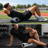 Foam Roller,IIQ Foam Rollers for Back and Legs 6 in 1 Foam Roller Massage Set Includes Muscle Roller Stick, Stretching Strap, Plantar Fasciitis Balls, All in Carry Bag