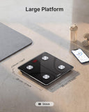RENPHO Body Fat Scale, Smart Scale for Body Weight, BMI Digital Bathroom Weight Scale, Body Measurements with Smartphone App sync with Bluetooth, 400 lbs - Black, Elis 1 | BMI Digital Bathroom Weight Scale, Body Measurements with Smartphone App sync with