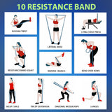 LEEKEY Resistance Bands, Exercise Bands Pull Up Assist Bands - Workout Bands Set - Mobility Band Powerlifting Bands for Men and Women Fitness Training, Physical Therapy,Home Workouts
