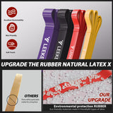 LEEKEY Resistance Bands, Exercise Bands Pull Up Assist Bands - Workout Bands Set - Mobility Band Powerlifting Bands for Men and Women Fitness Training, Physical Therapy,Home Workouts