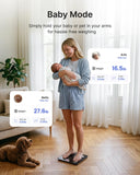 RENPHO Body Fat Scale, Smart Scale for Body Weight, BMI Digital Bathroom Weight Scale, Body Measurements with Smartphone App sync with Bluetooth, 400 lbs - Black, Elis 1 | BMI Digital Bathroom Weight Scale, Body Measurements with Smartphone App sync with