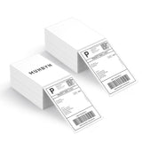 MUNBYN 4x6 Direct Thermal Fanfold Shipping Labels 500 Pics for Address Mailing Postage USPS UPS FedEx Amazon Ebay Shipping Labels, Commercial Grade