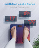 RENPHO Body Fat Scale, Smart Scale for Body Weight, BMI Digital Bathroom Weight Scale, Body Measurements with Smartphone App sync with Bluetooth, 400 lbs - Black, Elis 1 | BMI Digital Bathroom Weight Scale, Body Measurements with Smartphone App sync with