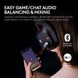 Logitech G Astro A50 Multi-Platform Wireless Gaming Headset - Black | For PS5, Xbox, PC, Switch - PLAYSYNC Audio Switcher, <16 bit/48kHz (Console), <24 bit/48 kHz (PC), <24hr Battery, 2.4GHz & BT