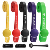 LEEKEY Resistance Bands, Exercise Bands Pull Up Assist Bands - Workout Bands Set - Mobility Band Powerlifting Bands for Men and Women Fitness Training, Physical Therapy,Home Workouts