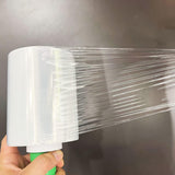 CHUANGSEED 4-Pack Industrial Mini Clear Stretch Wrap Film 80 Gauge 5.1" 1000ft for Pallet Wrap, Durable Self-Adhering Packing, Moving, Packaging, Heavy Duty Shrink Film