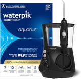 Waterpik Aquarius Water Flosser For Teeth Cleaning, Gums, Braces, Dental Care, Electric Power With 10 Settings, 7 Tips For Multiple Users & Needs, CDA Validated, Black WP-662, Packaging May Vary | 10 pressure settings, For gums, braces, implants and teeth
