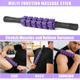 Foam Roller,IIQ Foam Rollers for Back and Legs 6 in 1 Foam Roller Massage Set Includes Muscle Roller Stick, Stretching Strap, Plantar Fasciitis Balls, All in Carry Bag