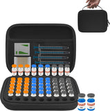 3ML Peptide Case – 63-Slot Peptide Organizer with Mesh Pocket, Fits 3ml Bottles, Peptide Storage Case for Fridge (Bag Only)