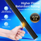 Delamu Cord Hider, Cord Cover Wall, Premium Cord Covers for Wires on Wall, Cable Concealer Hider Kit for Hiding Wires in Home and Office Cable Managemen, (White, 236in L x 0.95in W x 0.55in H)