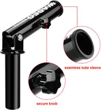 WADEO Barbell Landmine Attachments, T Bar Row Attachments with 360° Swivel, Fits 2'' Olympic Bars, Landmine Exercise Equipment for Back Exercises and Strength Training, Easy to Install